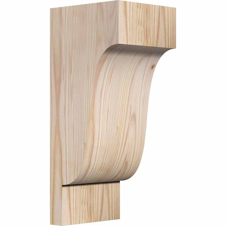 Newport Smooth Corbel, Douglas Fir, 5 1/2W X 6D X 14H